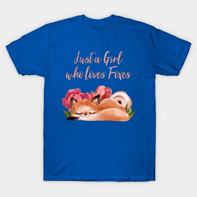 Love Foxes T-Shirt by DeesDeesigns